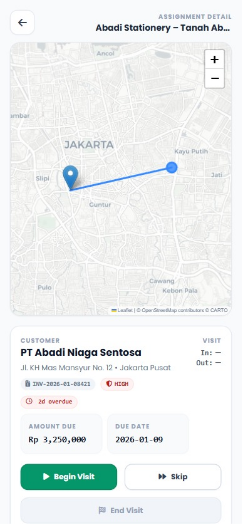 Route & Visit Execution