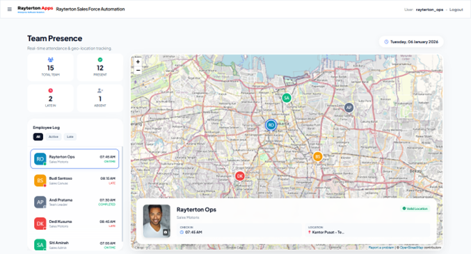 Geo Fencing Attendance