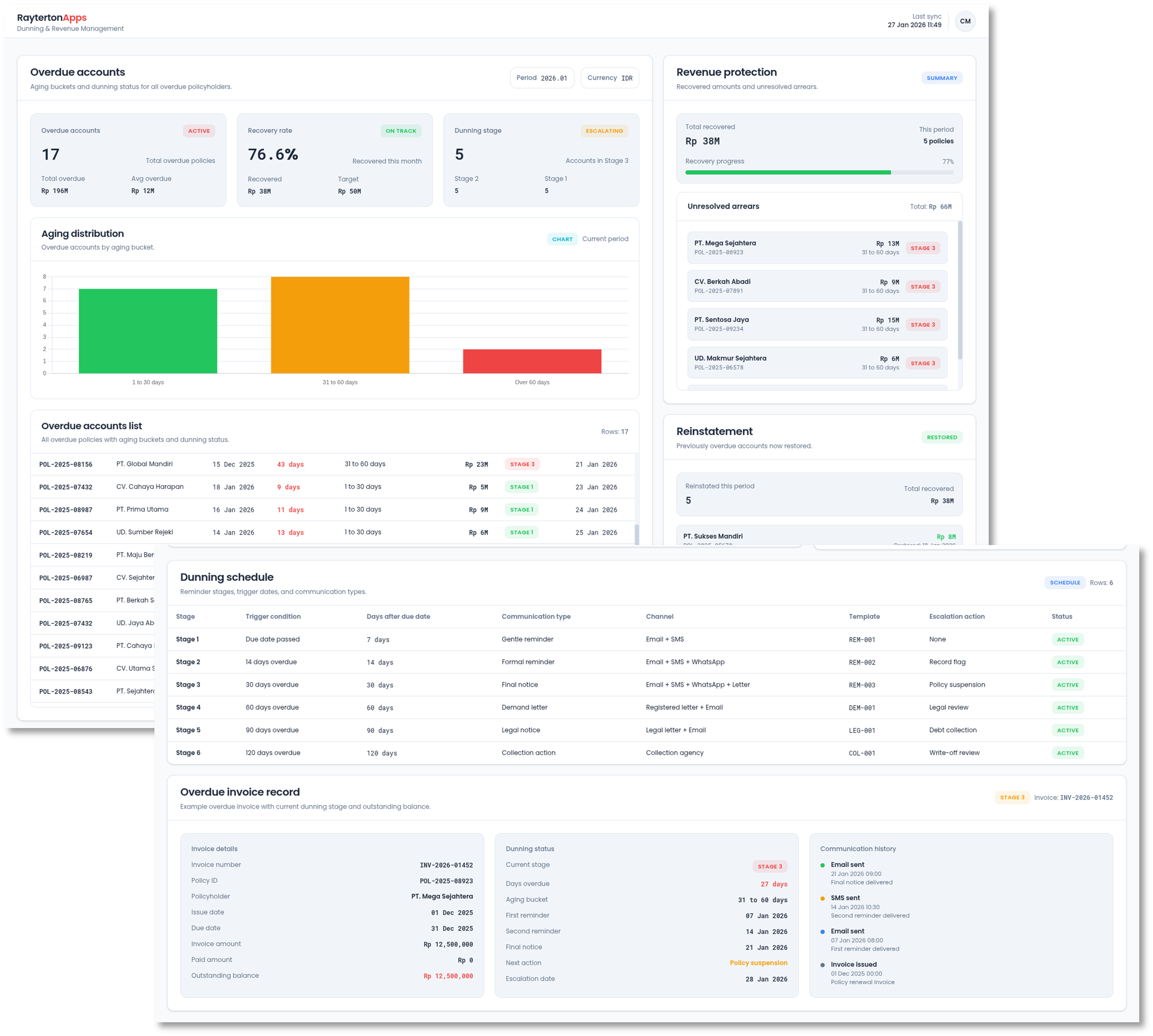 Dunning, Reinstatement, and Revenue Protection