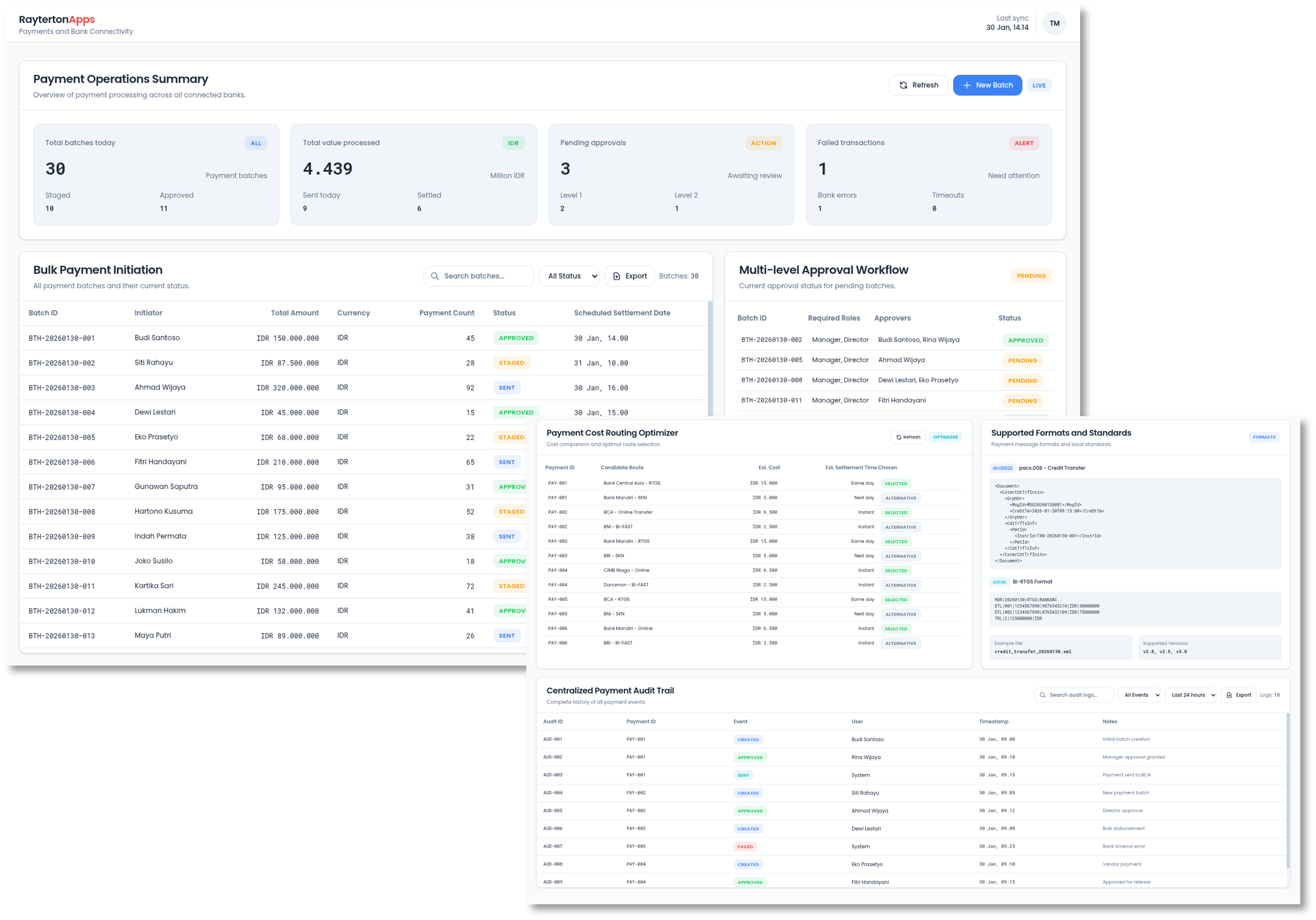 Payments and Bank Connectivity
