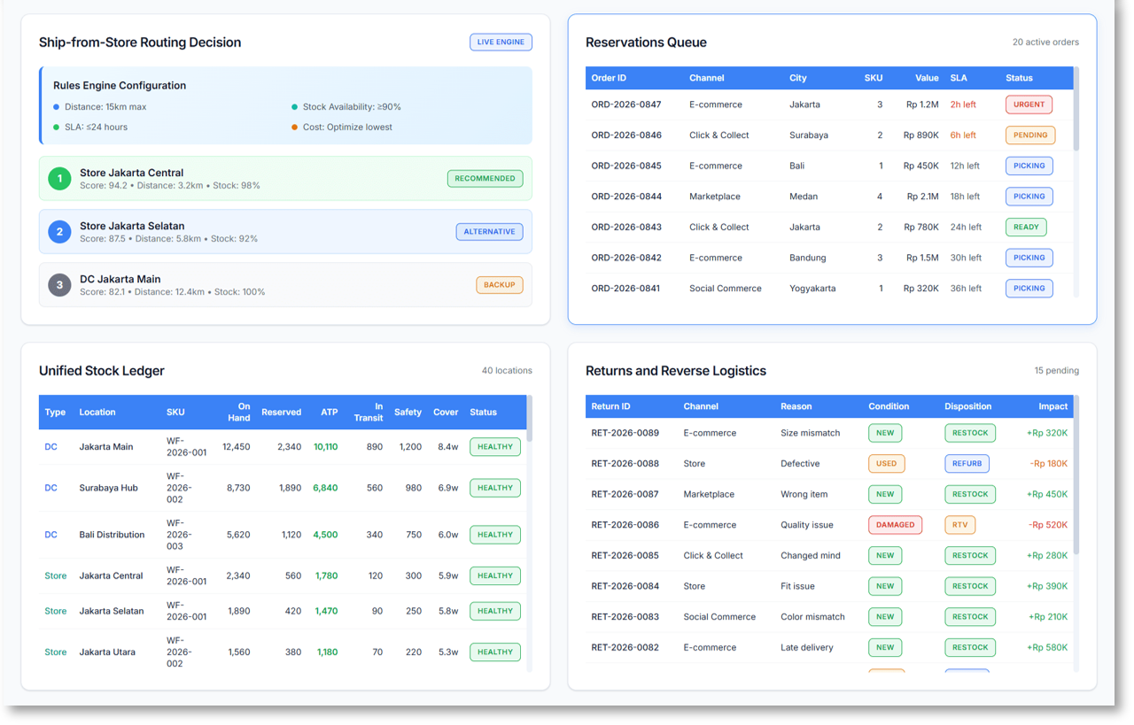 Omni Inventory and Real-Time Control Tower